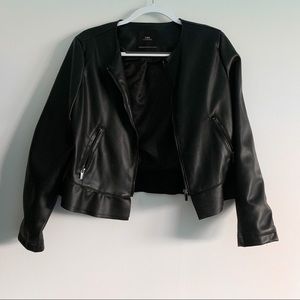 ZARA NWOT Vegan Leather Jacket